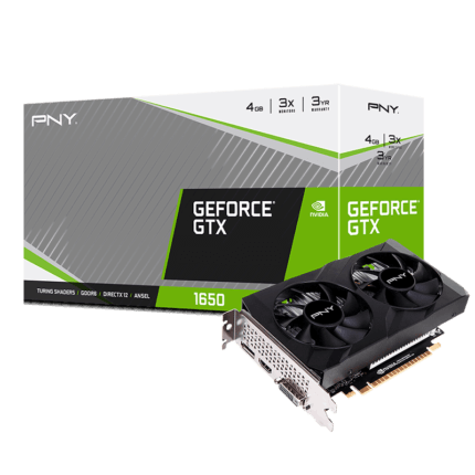 T.VIDEO PCI EXPRESS PNY GTX1650 4GB DUAL GDDR6
