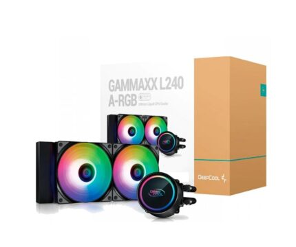 DEEPCOOL GAMMAXX L240 A-RGB BLACK REFRIGERACION LIQUIDA AMD/INTEL