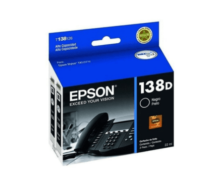 Tinta Epson T138126-al Negro Para Tx525f