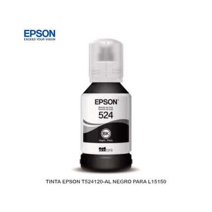 TINTA EPSON T524120-AL NEGRO PARA L15150